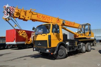 Автокран МАЗ 6303 Машека 25 т 28 м