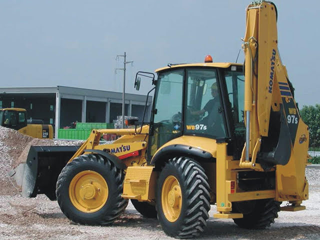 Аренда экскаватора-погрузчика Komatsu WB97S