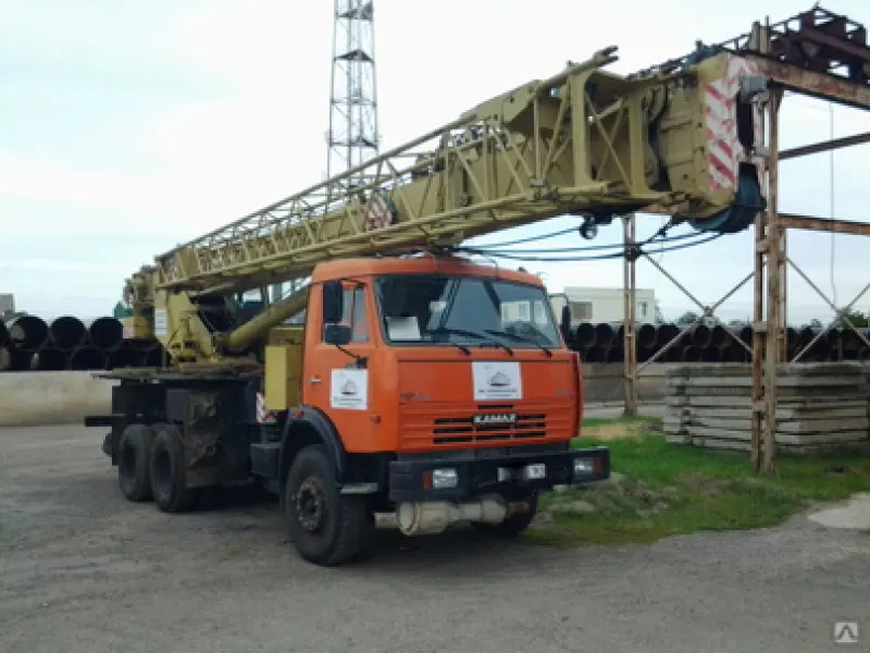 Автокран КамАЗ 65115 Мотовилиха 35 т 25 м + гусек 8 м