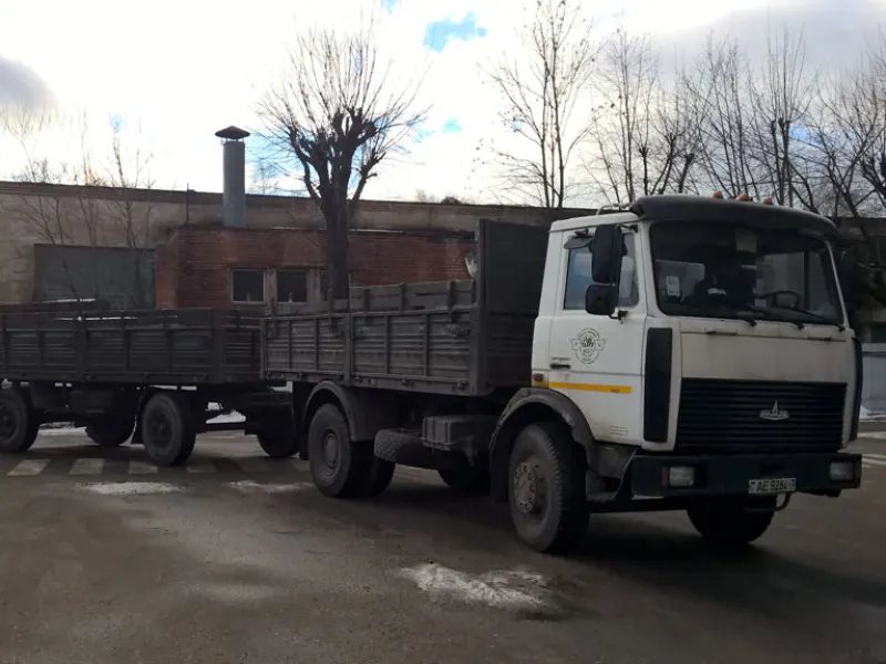 МАЗ 53371-035 с прицепом МАЗ 8926-02